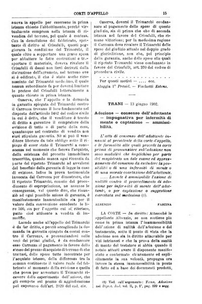 Annali della giurisprudenza italiana raccolta generale delle decisioni delle Corti di cassazione e d'appello in materia civile, criminale, commerciale, di diritto pubblico e amministrativo, e di procedura civile e penale