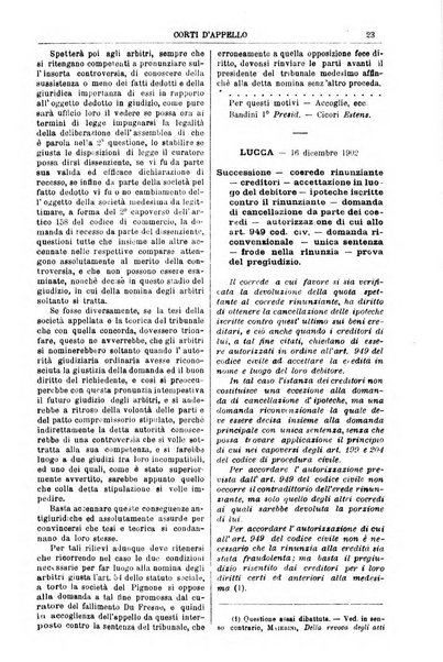 Annali della giurisprudenza italiana raccolta generale delle decisioni delle Corti di cassazione e d'appello in materia civile, criminale, commerciale, di diritto pubblico e amministrativo, e di procedura civile e penale