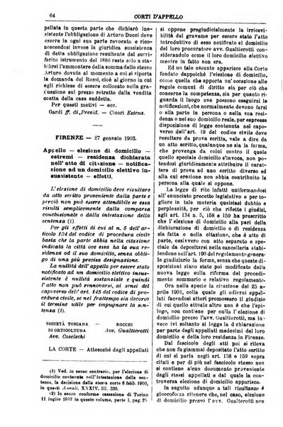 Annali della giurisprudenza italiana raccolta generale delle decisioni delle Corti di cassazione e d'appello in materia civile, criminale, commerciale, di diritto pubblico e amministrativo, e di procedura civile e penale