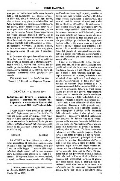 Annali della giurisprudenza italiana raccolta generale delle decisioni delle Corti di cassazione e d'appello in materia civile, criminale, commerciale, di diritto pubblico e amministrativo, e di procedura civile e penale