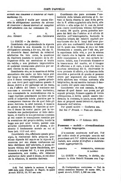 Annali della giurisprudenza italiana raccolta generale delle decisioni delle Corti di cassazione e d'appello in materia civile, criminale, commerciale, di diritto pubblico e amministrativo, e di procedura civile e penale