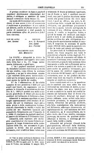 Annali della giurisprudenza italiana raccolta generale delle decisioni delle Corti di cassazione e d'appello in materia civile, criminale, commerciale, di diritto pubblico e amministrativo, e di procedura civile e penale