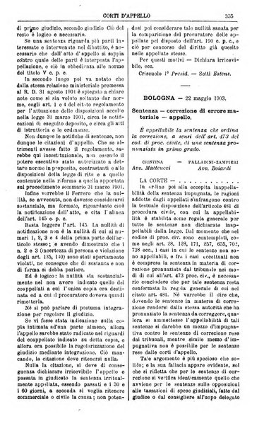 Annali della giurisprudenza italiana raccolta generale delle decisioni delle Corti di cassazione e d'appello in materia civile, criminale, commerciale, di diritto pubblico e amministrativo, e di procedura civile e penale