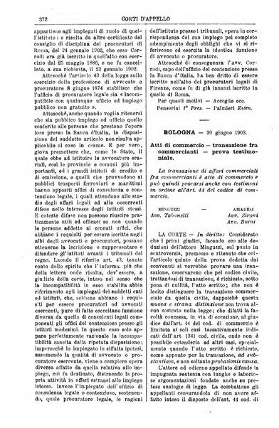 Annali della giurisprudenza italiana raccolta generale delle decisioni delle Corti di cassazione e d'appello in materia civile, criminale, commerciale, di diritto pubblico e amministrativo, e di procedura civile e penale