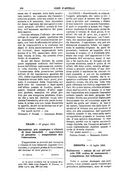 Annali della giurisprudenza italiana raccolta generale delle decisioni delle Corti di cassazione e d'appello in materia civile, criminale, commerciale, di diritto pubblico e amministrativo, e di procedura civile e penale