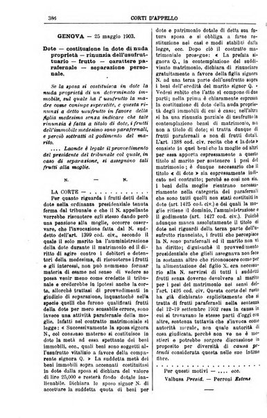 Annali della giurisprudenza italiana raccolta generale delle decisioni delle Corti di cassazione e d'appello in materia civile, criminale, commerciale, di diritto pubblico e amministrativo, e di procedura civile e penale