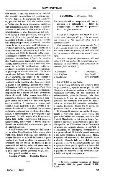 Annali della giurisprudenza italiana raccolta generale delle decisioni delle Corti di cassazione e d'appello in materia civile, criminale, commerciale, di diritto pubblico e amministrativo, e di procedura civile e penale