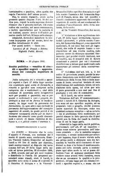 Annali della giurisprudenza italiana raccolta generale delle decisioni delle Corti di cassazione e d'appello in materia civile, criminale, commerciale, di diritto pubblico e amministrativo, e di procedura civile e penale