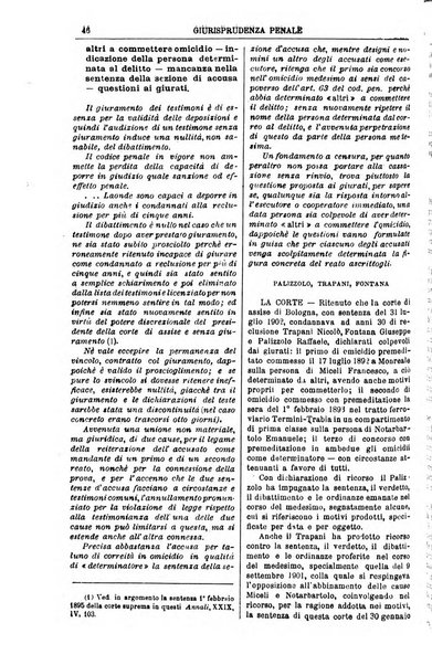 Annali della giurisprudenza italiana raccolta generale delle decisioni delle Corti di cassazione e d'appello in materia civile, criminale, commerciale, di diritto pubblico e amministrativo, e di procedura civile e penale