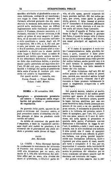 Annali della giurisprudenza italiana raccolta generale delle decisioni delle Corti di cassazione e d'appello in materia civile, criminale, commerciale, di diritto pubblico e amministrativo, e di procedura civile e penale