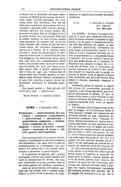 Annali della giurisprudenza italiana raccolta generale delle decisioni delle Corti di cassazione e d'appello in materia civile, criminale, commerciale, di diritto pubblico e amministrativo, e di procedura civile e penale