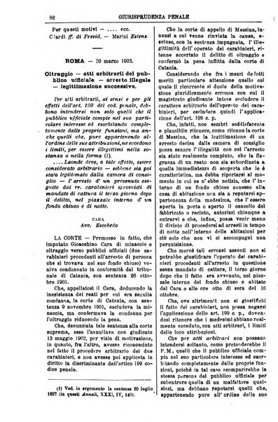 Annali della giurisprudenza italiana raccolta generale delle decisioni delle Corti di cassazione e d'appello in materia civile, criminale, commerciale, di diritto pubblico e amministrativo, e di procedura civile e penale