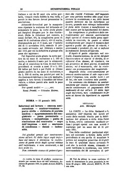 Annali della giurisprudenza italiana raccolta generale delle decisioni delle Corti di cassazione e d'appello in materia civile, criminale, commerciale, di diritto pubblico e amministrativo, e di procedura civile e penale