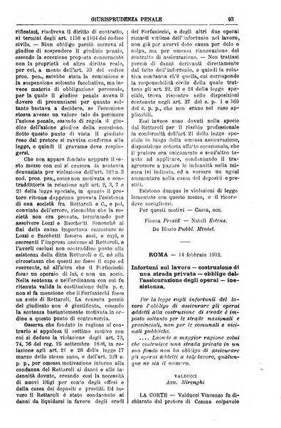 Annali della giurisprudenza italiana raccolta generale delle decisioni delle Corti di cassazione e d'appello in materia civile, criminale, commerciale, di diritto pubblico e amministrativo, e di procedura civile e penale