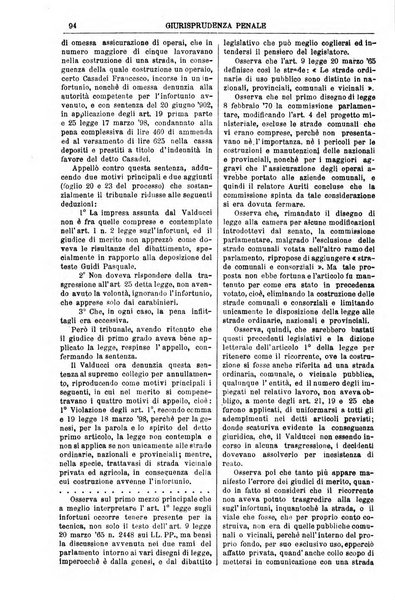 Annali della giurisprudenza italiana raccolta generale delle decisioni delle Corti di cassazione e d'appello in materia civile, criminale, commerciale, di diritto pubblico e amministrativo, e di procedura civile e penale