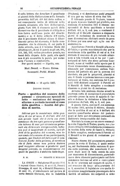 Annali della giurisprudenza italiana raccolta generale delle decisioni delle Corti di cassazione e d'appello in materia civile, criminale, commerciale, di diritto pubblico e amministrativo, e di procedura civile e penale