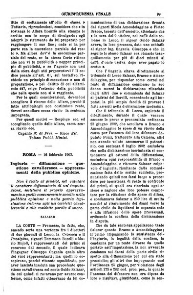 Annali della giurisprudenza italiana raccolta generale delle decisioni delle Corti di cassazione e d'appello in materia civile, criminale, commerciale, di diritto pubblico e amministrativo, e di procedura civile e penale