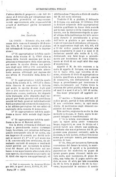 Annali della giurisprudenza italiana raccolta generale delle decisioni delle Corti di cassazione e d'appello in materia civile, criminale, commerciale, di diritto pubblico e amministrativo, e di procedura civile e penale