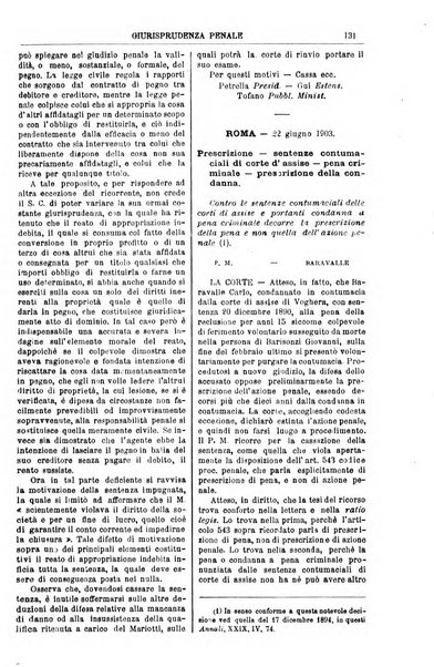 Annali della giurisprudenza italiana raccolta generale delle decisioni delle Corti di cassazione e d'appello in materia civile, criminale, commerciale, di diritto pubblico e amministrativo, e di procedura civile e penale