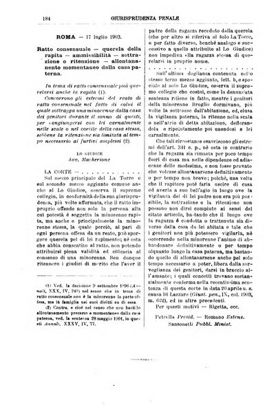 Annali della giurisprudenza italiana raccolta generale delle decisioni delle Corti di cassazione e d'appello in materia civile, criminale, commerciale, di diritto pubblico e amministrativo, e di procedura civile e penale