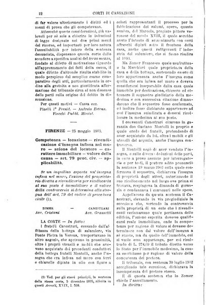 Annali della giurisprudenza italiana raccolta generale delle decisioni delle Corti di cassazione e d'appello in materia civile, criminale, commerciale, di diritto pubblico e amministrativo, e di procedura civile e penale