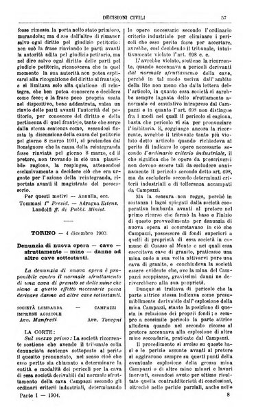 Annali della giurisprudenza italiana raccolta generale delle decisioni delle Corti di cassazione e d'appello in materia civile, criminale, commerciale, di diritto pubblico e amministrativo, e di procedura civile e penale