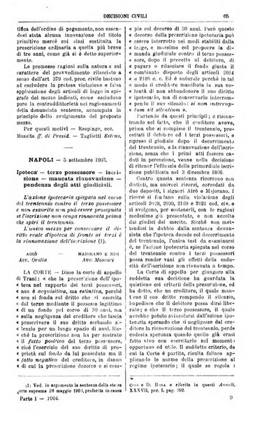 Annali della giurisprudenza italiana raccolta generale delle decisioni delle Corti di cassazione e d'appello in materia civile, criminale, commerciale, di diritto pubblico e amministrativo, e di procedura civile e penale