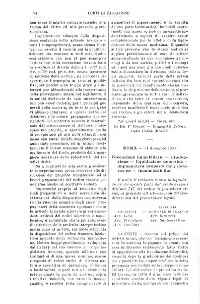 Annali della giurisprudenza italiana raccolta generale delle decisioni delle Corti di cassazione e d'appello in materia civile, criminale, commerciale, di diritto pubblico e amministrativo, e di procedura civile e penale