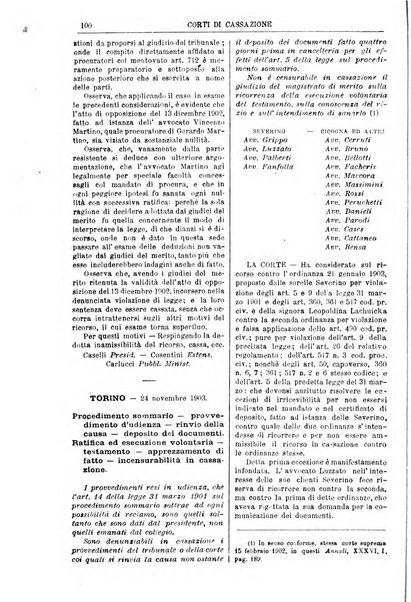 Annali della giurisprudenza italiana raccolta generale delle decisioni delle Corti di cassazione e d'appello in materia civile, criminale, commerciale, di diritto pubblico e amministrativo, e di procedura civile e penale