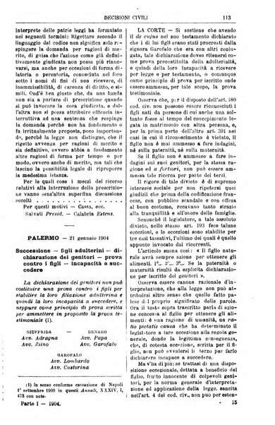 Annali della giurisprudenza italiana raccolta generale delle decisioni delle Corti di cassazione e d'appello in materia civile, criminale, commerciale, di diritto pubblico e amministrativo, e di procedura civile e penale