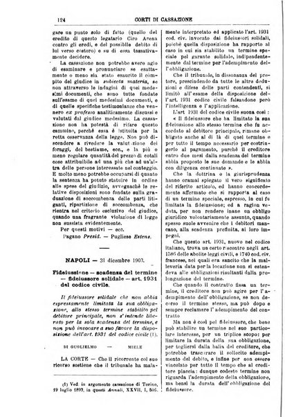 Annali della giurisprudenza italiana raccolta generale delle decisioni delle Corti di cassazione e d'appello in materia civile, criminale, commerciale, di diritto pubblico e amministrativo, e di procedura civile e penale