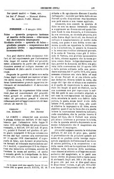 Annali della giurisprudenza italiana raccolta generale delle decisioni delle Corti di cassazione e d'appello in materia civile, criminale, commerciale, di diritto pubblico e amministrativo, e di procedura civile e penale