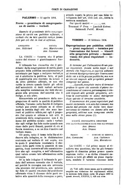 Annali della giurisprudenza italiana raccolta generale delle decisioni delle Corti di cassazione e d'appello in materia civile, criminale, commerciale, di diritto pubblico e amministrativo, e di procedura civile e penale