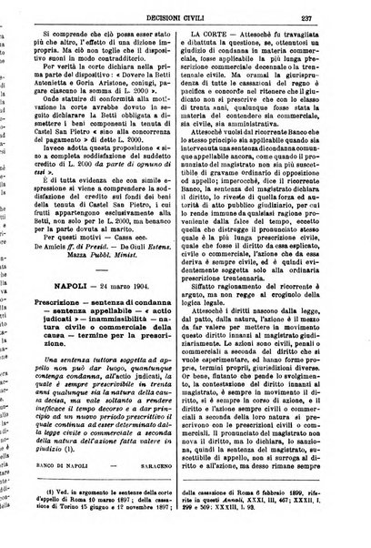 Annali della giurisprudenza italiana raccolta generale delle decisioni delle Corti di cassazione e d'appello in materia civile, criminale, commerciale, di diritto pubblico e amministrativo, e di procedura civile e penale