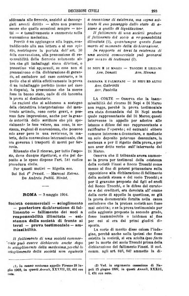 Annali della giurisprudenza italiana raccolta generale delle decisioni delle Corti di cassazione e d'appello in materia civile, criminale, commerciale, di diritto pubblico e amministrativo, e di procedura civile e penale