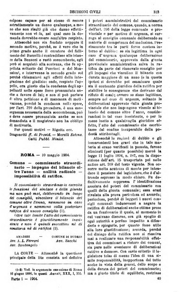 Annali della giurisprudenza italiana raccolta generale delle decisioni delle Corti di cassazione e d'appello in materia civile, criminale, commerciale, di diritto pubblico e amministrativo, e di procedura civile e penale