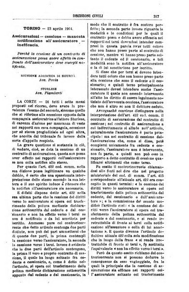 Annali della giurisprudenza italiana raccolta generale delle decisioni delle Corti di cassazione e d'appello in materia civile, criminale, commerciale, di diritto pubblico e amministrativo, e di procedura civile e penale