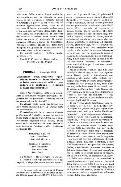 Annali della giurisprudenza italiana raccolta generale delle decisioni delle Corti di cassazione e d'appello in materia civile, criminale, commerciale, di diritto pubblico e amministrativo, e di procedura civile e penale