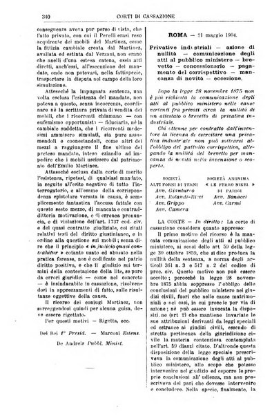 Annali della giurisprudenza italiana raccolta generale delle decisioni delle Corti di cassazione e d'appello in materia civile, criminale, commerciale, di diritto pubblico e amministrativo, e di procedura civile e penale