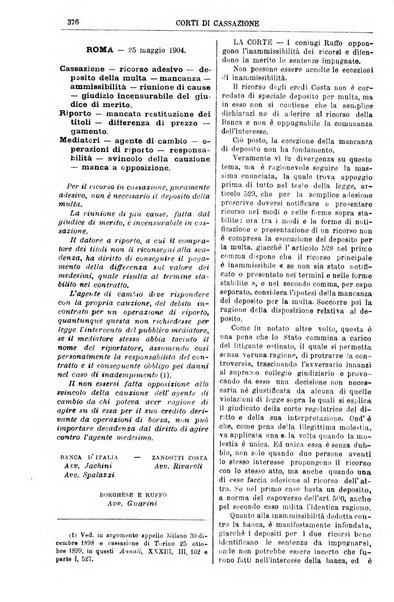 Annali della giurisprudenza italiana raccolta generale delle decisioni delle Corti di cassazione e d'appello in materia civile, criminale, commerciale, di diritto pubblico e amministrativo, e di procedura civile e penale