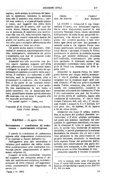 Annali della giurisprudenza italiana raccolta generale delle decisioni delle Corti di cassazione e d'appello in materia civile, criminale, commerciale, di diritto pubblico e amministrativo, e di procedura civile e penale