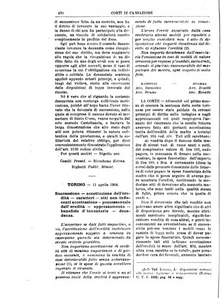 Annali della giurisprudenza italiana raccolta generale delle decisioni delle Corti di cassazione e d'appello in materia civile, criminale, commerciale, di diritto pubblico e amministrativo, e di procedura civile e penale