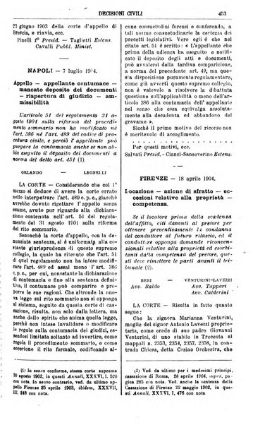 Annali della giurisprudenza italiana raccolta generale delle decisioni delle Corti di cassazione e d'appello in materia civile, criminale, commerciale, di diritto pubblico e amministrativo, e di procedura civile e penale