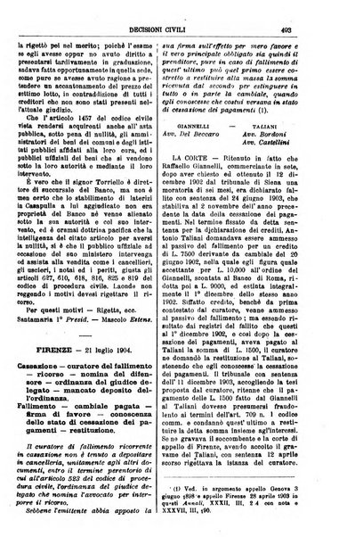 Annali della giurisprudenza italiana raccolta generale delle decisioni delle Corti di cassazione e d'appello in materia civile, criminale, commerciale, di diritto pubblico e amministrativo, e di procedura civile e penale