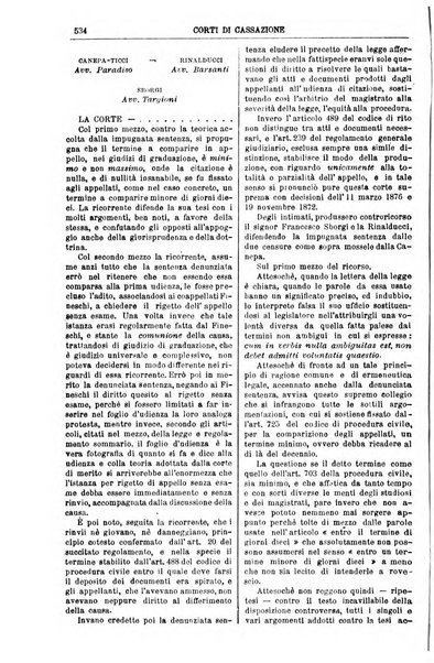 Annali della giurisprudenza italiana raccolta generale delle decisioni delle Corti di cassazione e d'appello in materia civile, criminale, commerciale, di diritto pubblico e amministrativo, e di procedura civile e penale