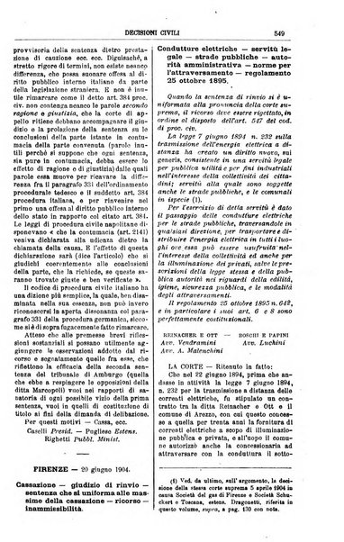 Annali della giurisprudenza italiana raccolta generale delle decisioni delle Corti di cassazione e d'appello in materia civile, criminale, commerciale, di diritto pubblico e amministrativo, e di procedura civile e penale