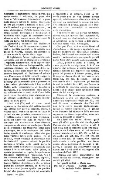 Annali della giurisprudenza italiana raccolta generale delle decisioni delle Corti di cassazione e d'appello in materia civile, criminale, commerciale, di diritto pubblico e amministrativo, e di procedura civile e penale