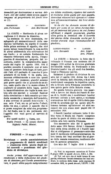 Annali della giurisprudenza italiana raccolta generale delle decisioni delle Corti di cassazione e d'appello in materia civile, criminale, commerciale, di diritto pubblico e amministrativo, e di procedura civile e penale