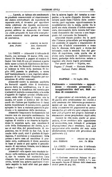 Annali della giurisprudenza italiana raccolta generale delle decisioni delle Corti di cassazione e d'appello in materia civile, criminale, commerciale, di diritto pubblico e amministrativo, e di procedura civile e penale