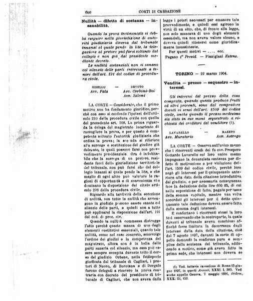 Annali della giurisprudenza italiana raccolta generale delle decisioni delle Corti di cassazione e d'appello in materia civile, criminale, commerciale, di diritto pubblico e amministrativo, e di procedura civile e penale